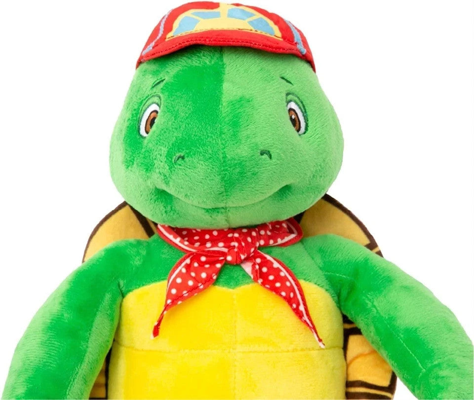 Franklin the Turtle Plush Doll 14" Book TV Character Stuffed Animal Hat Bandana