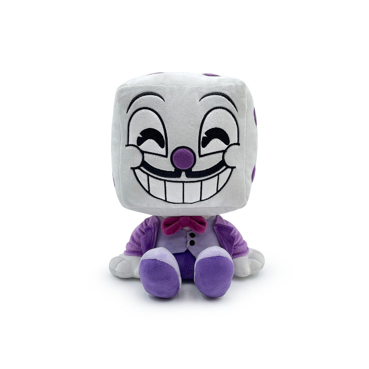 Official Licensed Cuphead Collection  King Dice Sitting 9" Plush Doll Youtooz