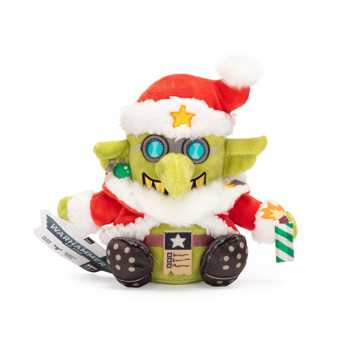 Official Licensed Warhammer Da Red Gobbo  Plush Tomy Club Da Red Gobbo 6" Plush
