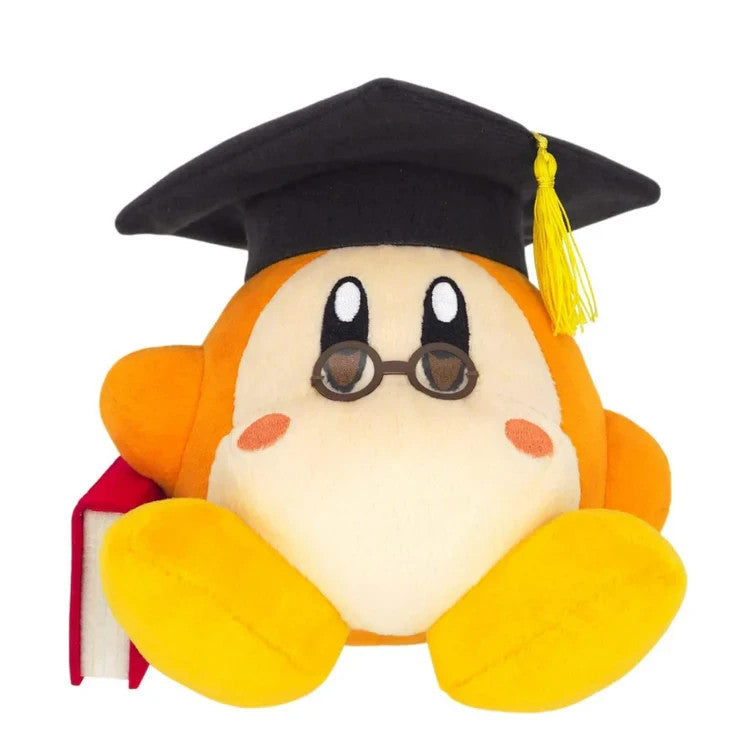 Official Licensed Kirby Plush Doll Wadde Dee Wise 5" Plush Toy Graduation Plush