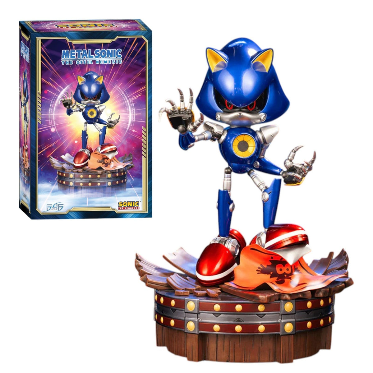 Official First 4 Figures Metal Sonic/The Steel Nemesis 15" Premium Resin Statue