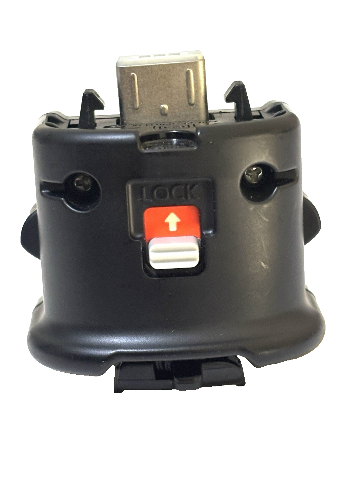 Official Nintendo Wii Black Motion Plus Adapter Remote Attachment Black OEM