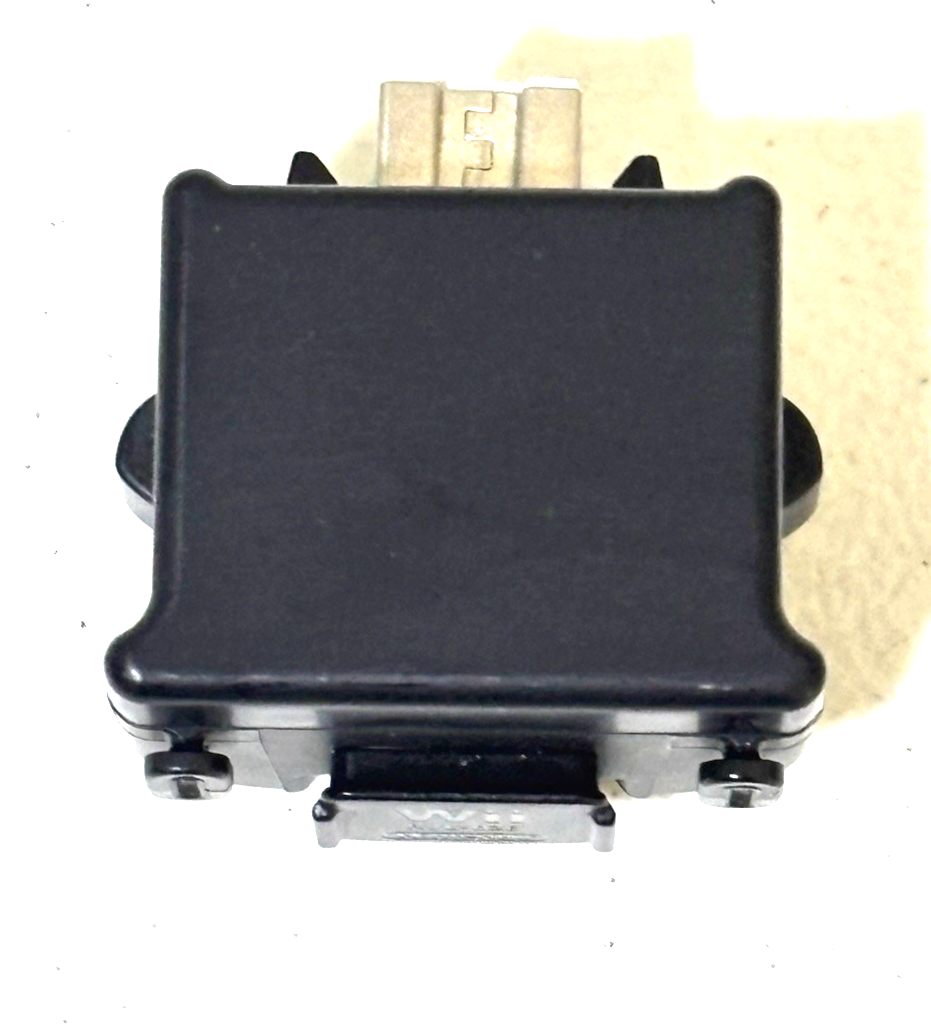Official Nintendo Wii Black Motion Plus Adapter Remote Attachment Black OEM