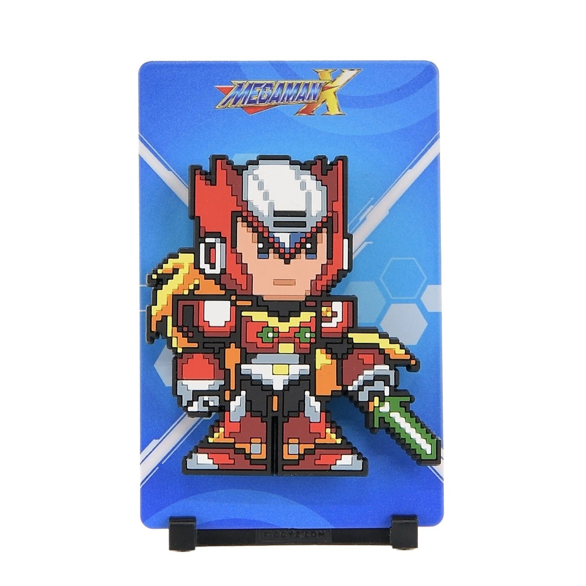 Official Licensed Mega Man ZERO FiGGYZ Pop Magnet 3D Display Stand Pixel Art