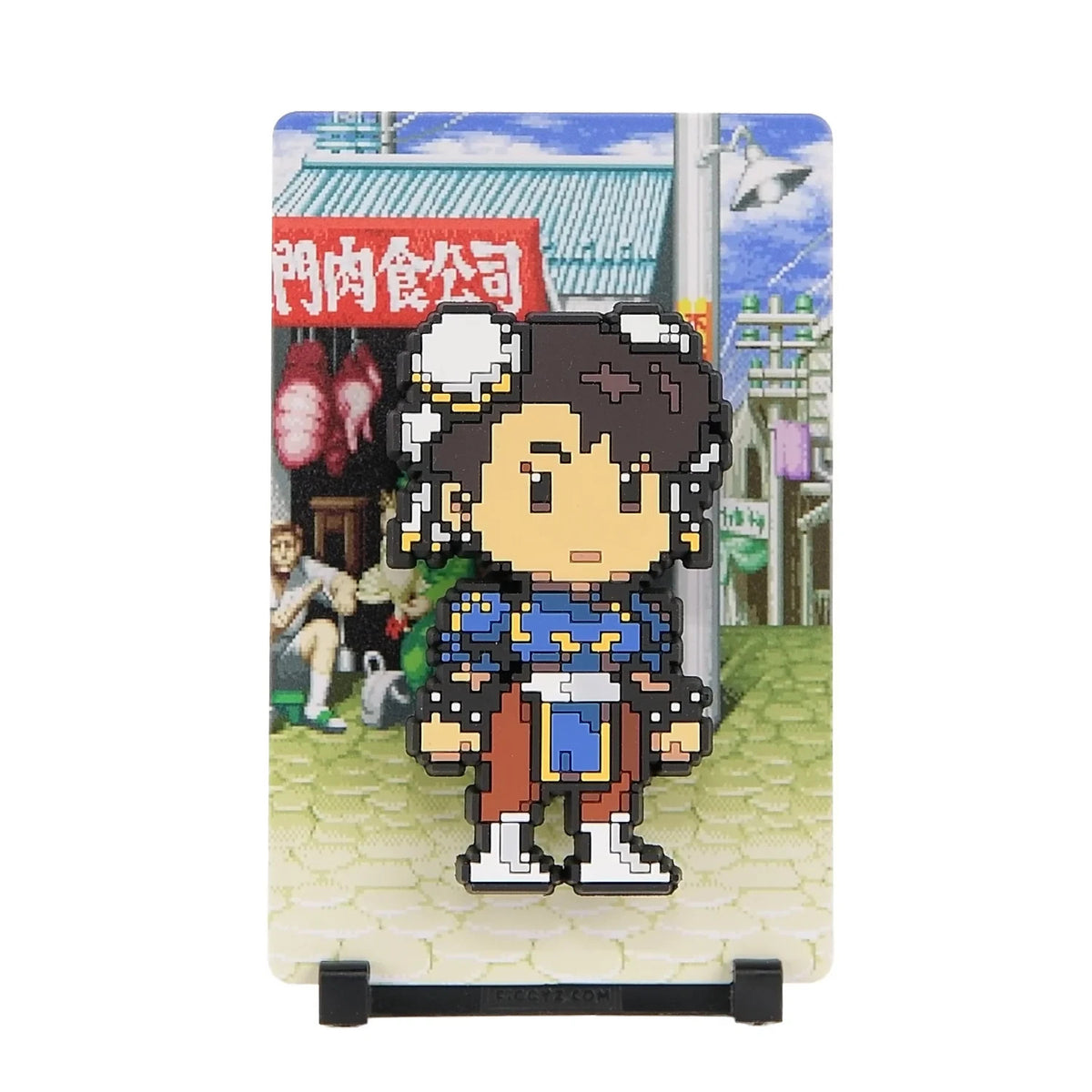 Official Licensed Street Fighter CHUN FiGGYZ Pop Magnet 3D Display Stand