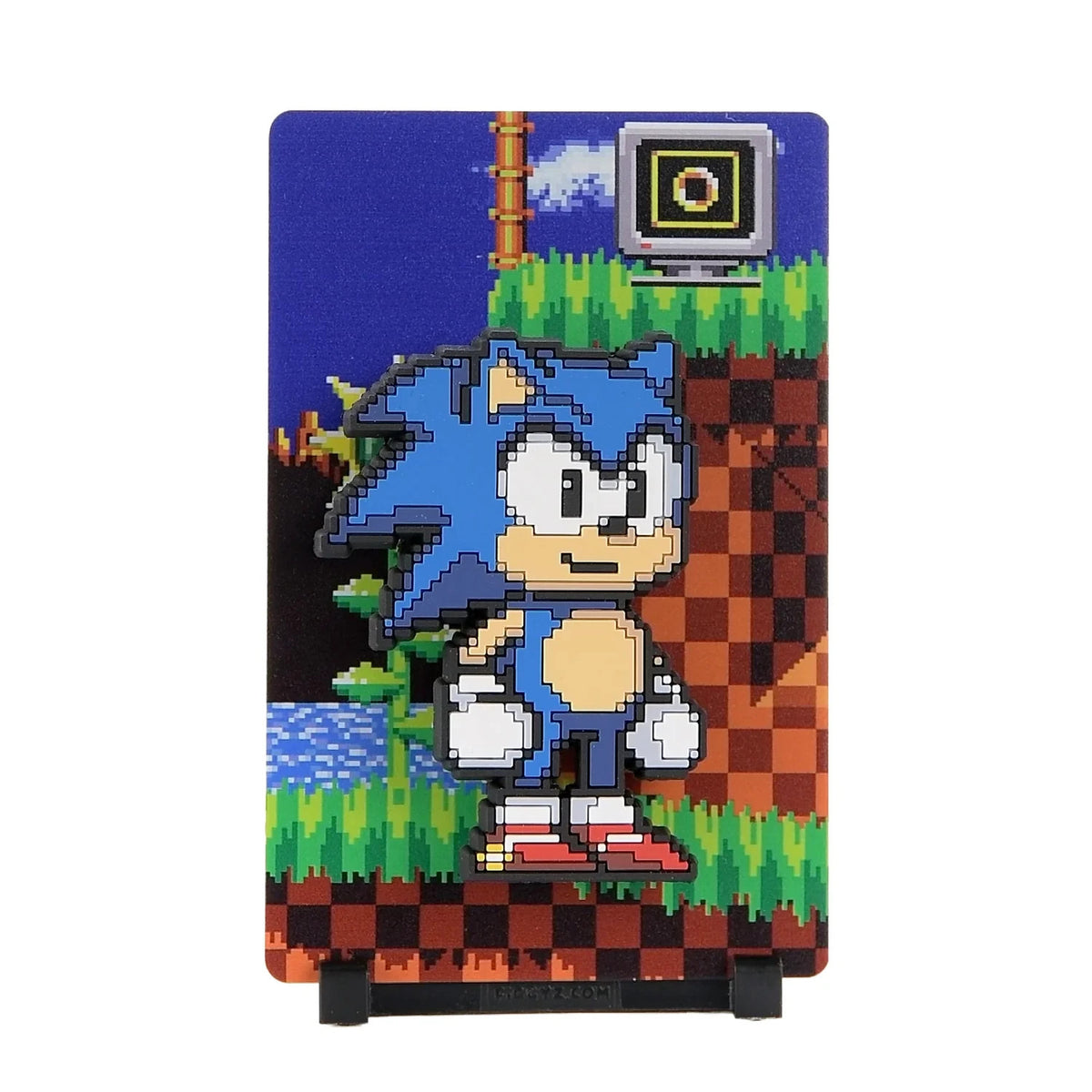 Official Licensed Sonic the Hedgehog  FiGGYZ Pop Magnet 3D Display Stand
