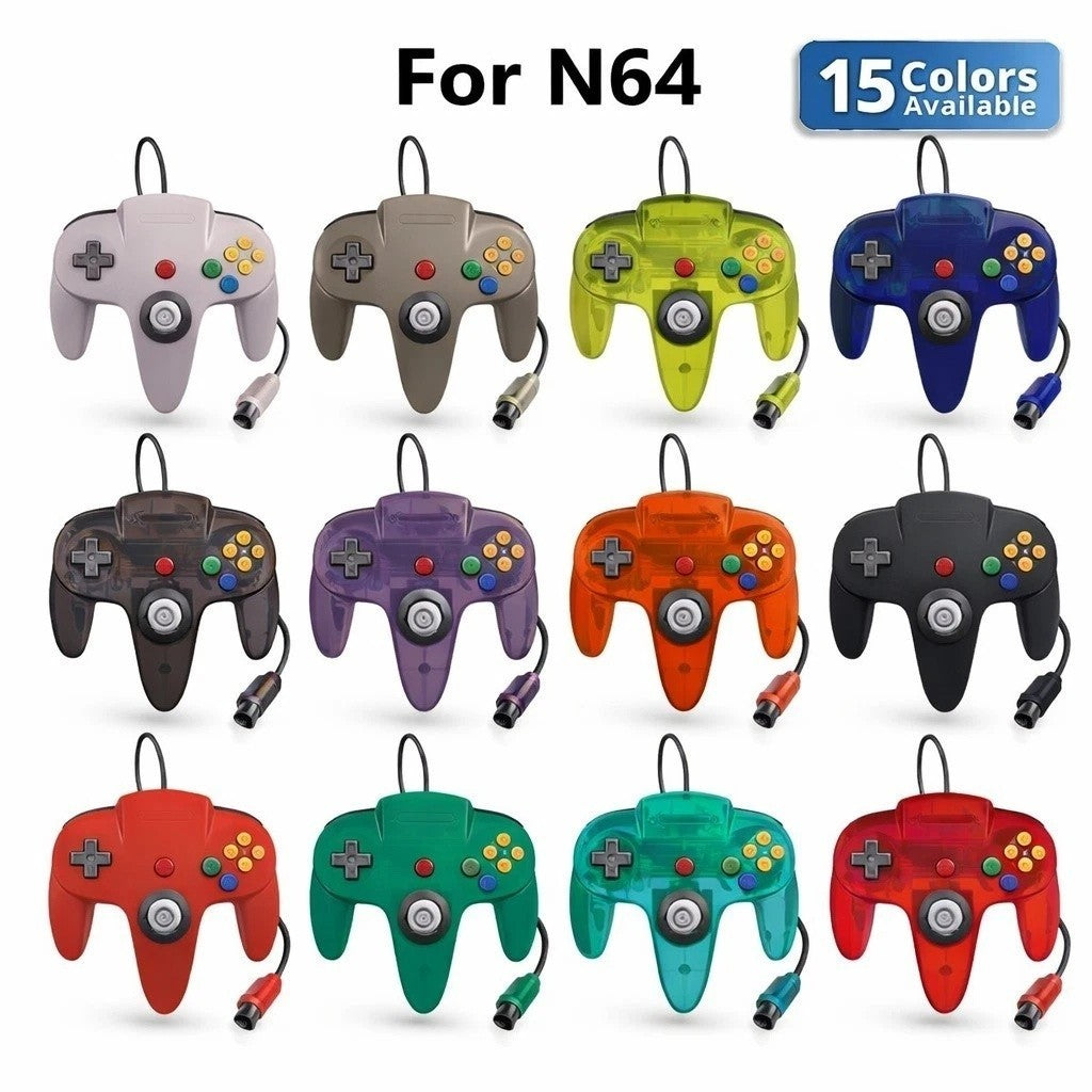 N64 Nintendo 64 Console "Region Free" N64 Console+UP TO 4 NEW CONTROLLERS +Cords