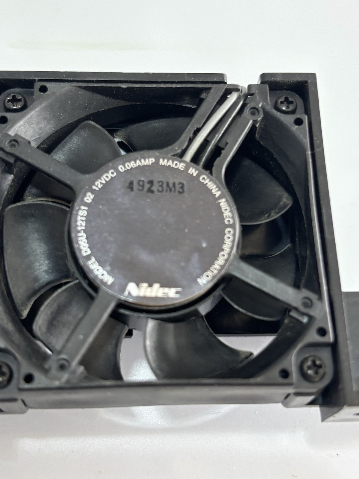 Authentic Nintendo GameCube OEM Fan Replacement w/ Power Button Switch Clean