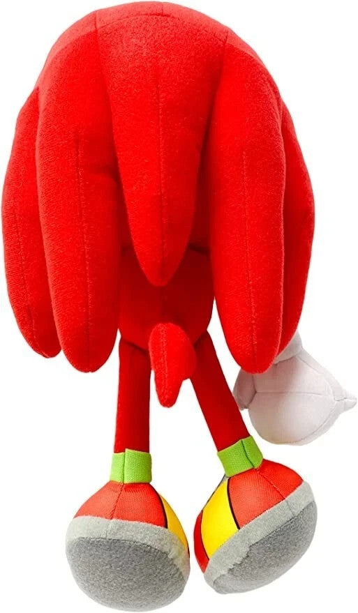 Authentic Sonic the Hedgehog KNUCKLES GRIN PLUSH Purple Eyes 10" Plush Toy