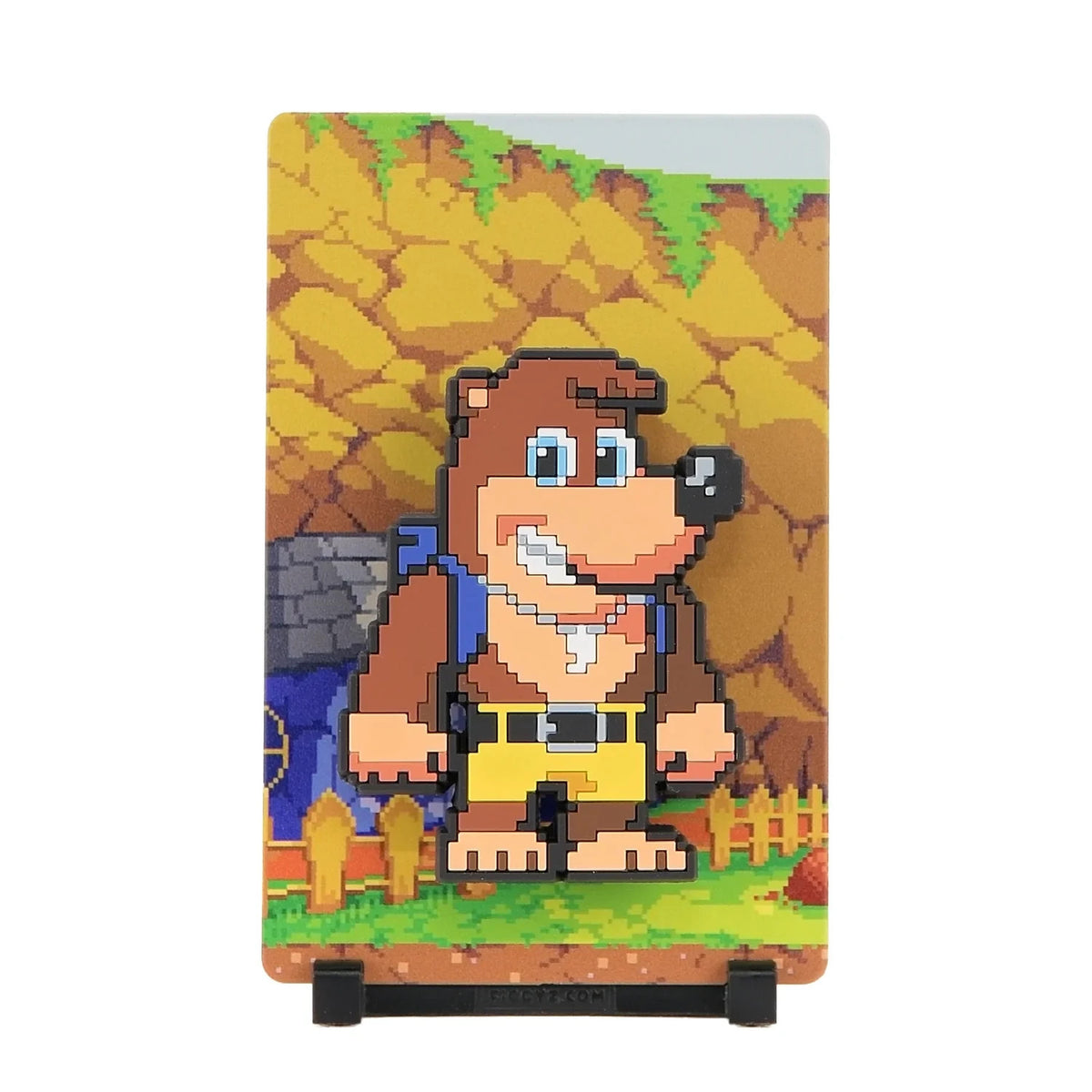 Official Licensed Banjo-Kazooie  FiGGYZ Pop Magnet 3D Display Stand Pixel Art