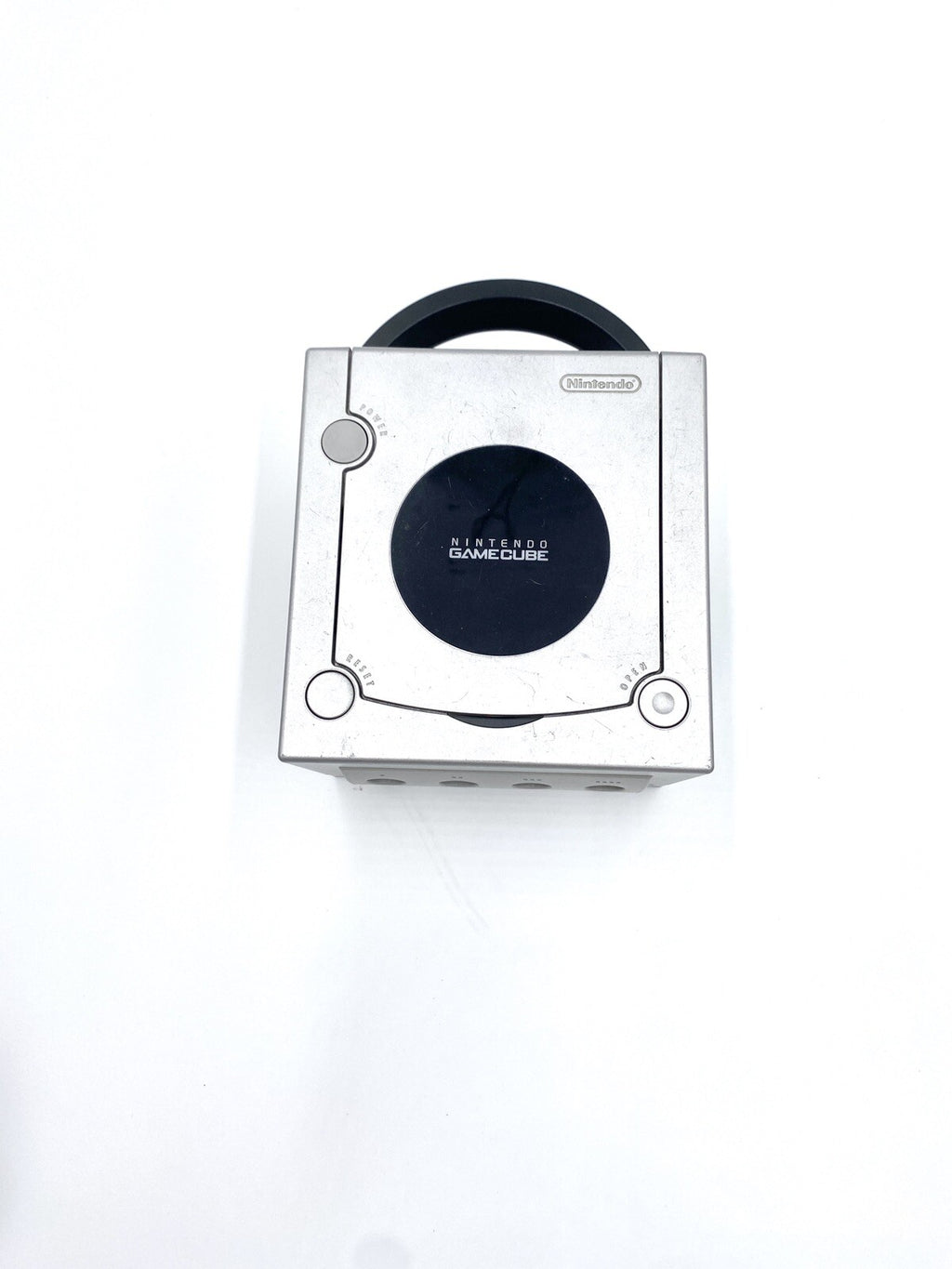Nintendo GameCube Silver GC Console US Region+Controllers+Wires Bundle