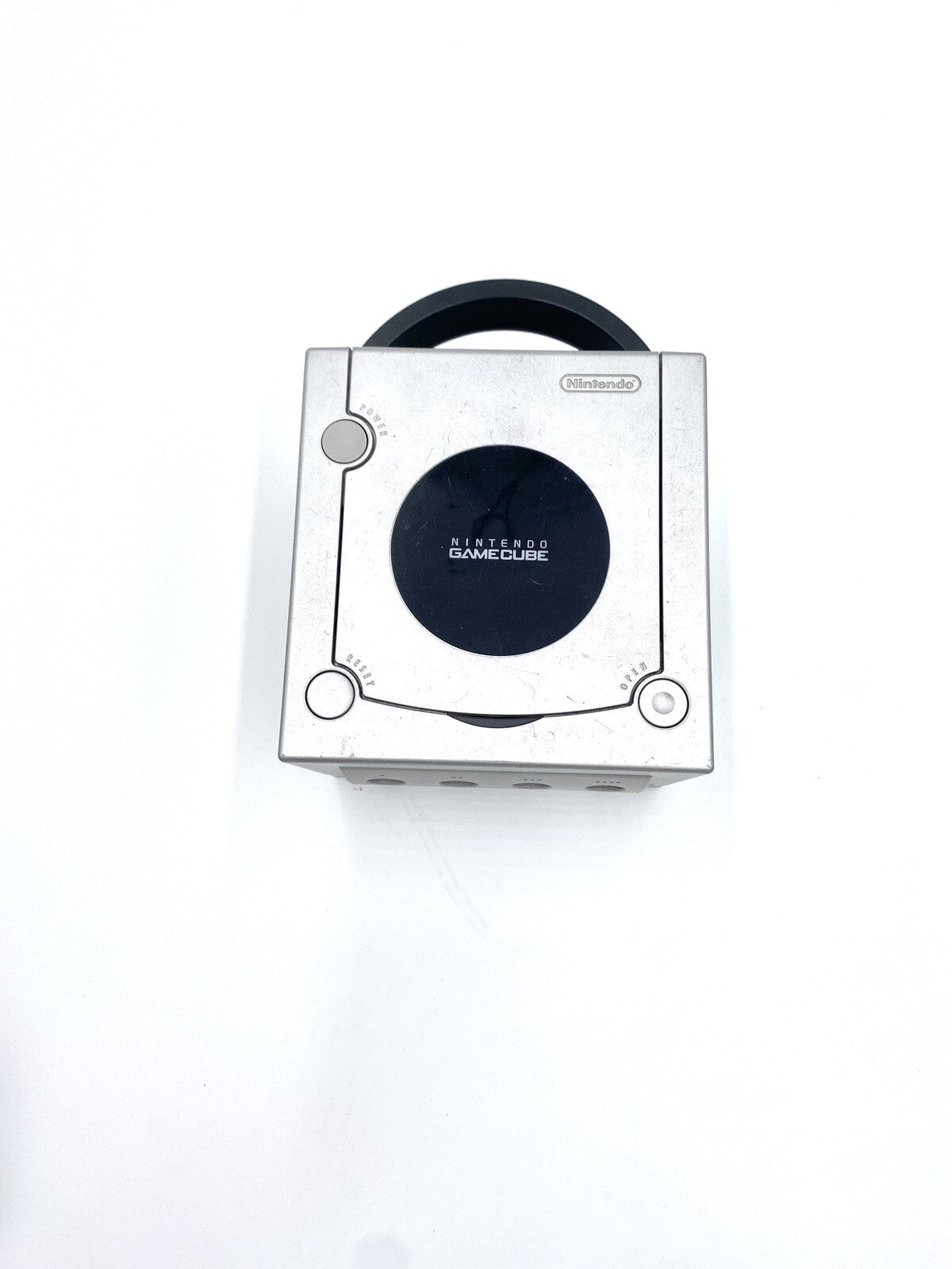 Nintendo GameCube Silver GC Console US Region+Controllers+Wires Bundle