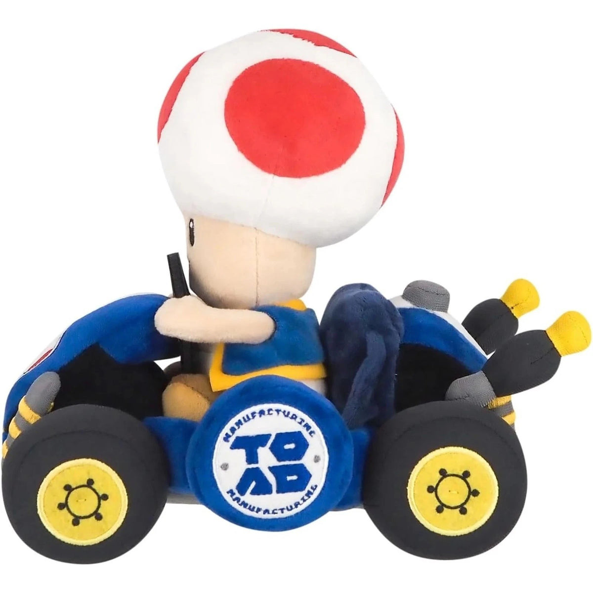 Official Nintendo Super Mario Kart World Toad 9" Soft Doll Toys NEW Licensed