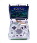 Gameboy Advance SP  Gba Sp IPS V2   in transparent shell with charger bundle