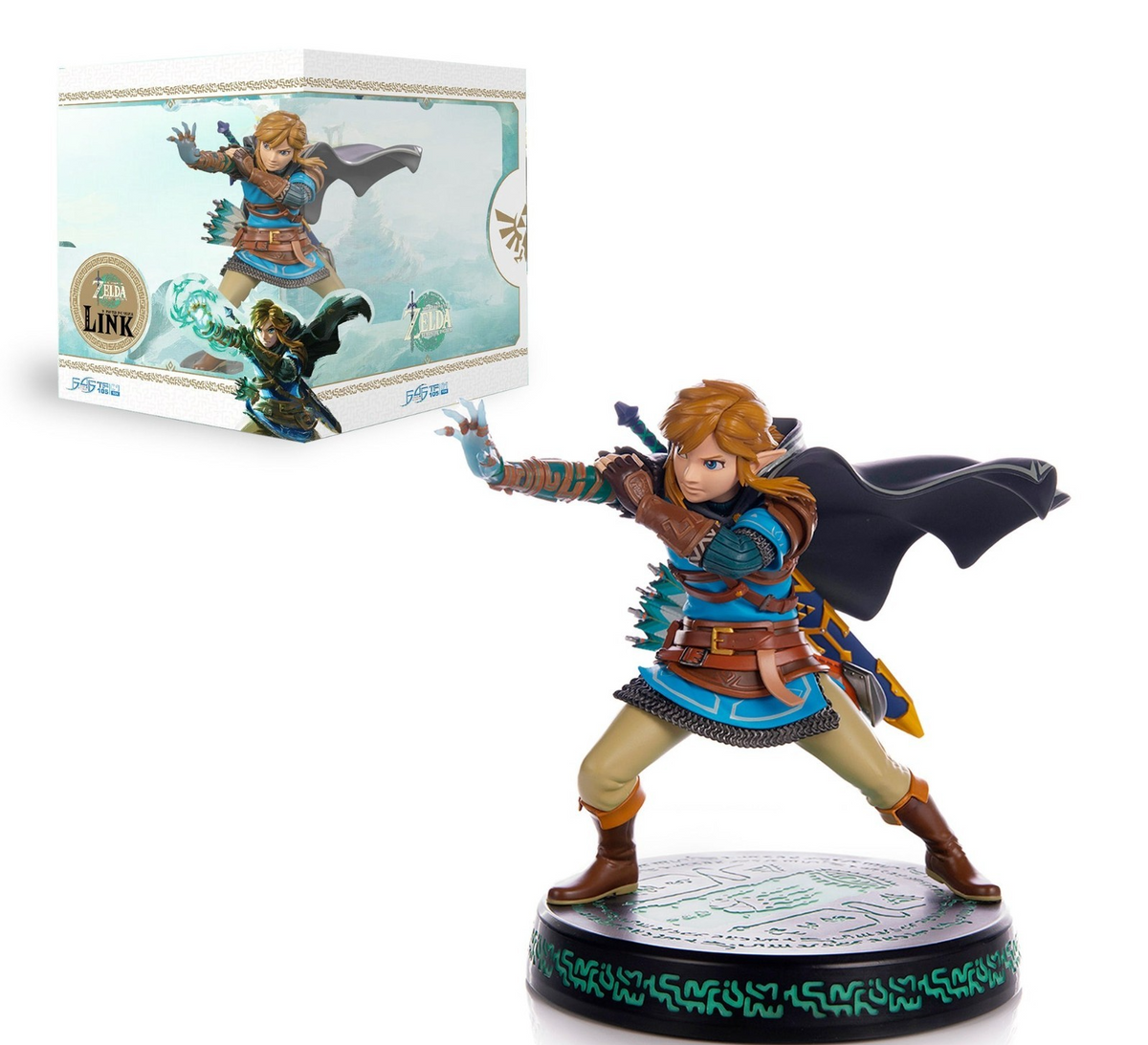 Official Zelda Tears Of The Kingdom: Link 9" PVC Statue First 4 Figures Official