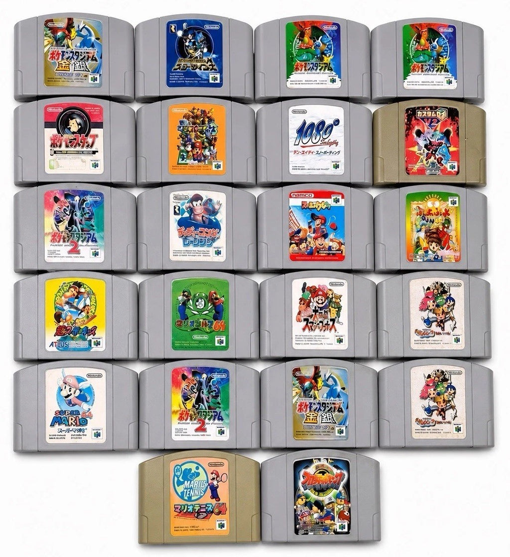 22 Nintendo 64 N64 Japanese Games Lot Tested Working Mario Pokemon