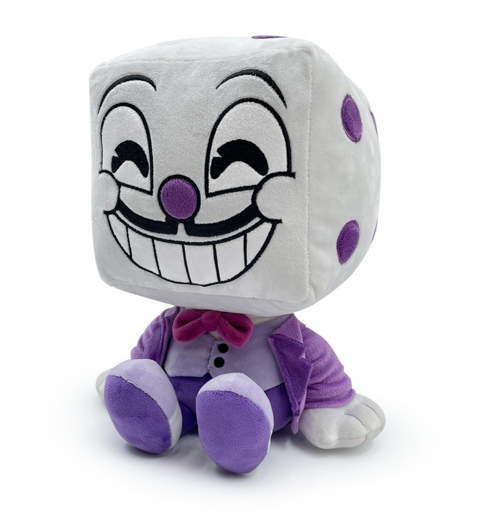 Official Licensed Cuphead Collection  King Dice Sitting 9" Plush Doll Youtooz