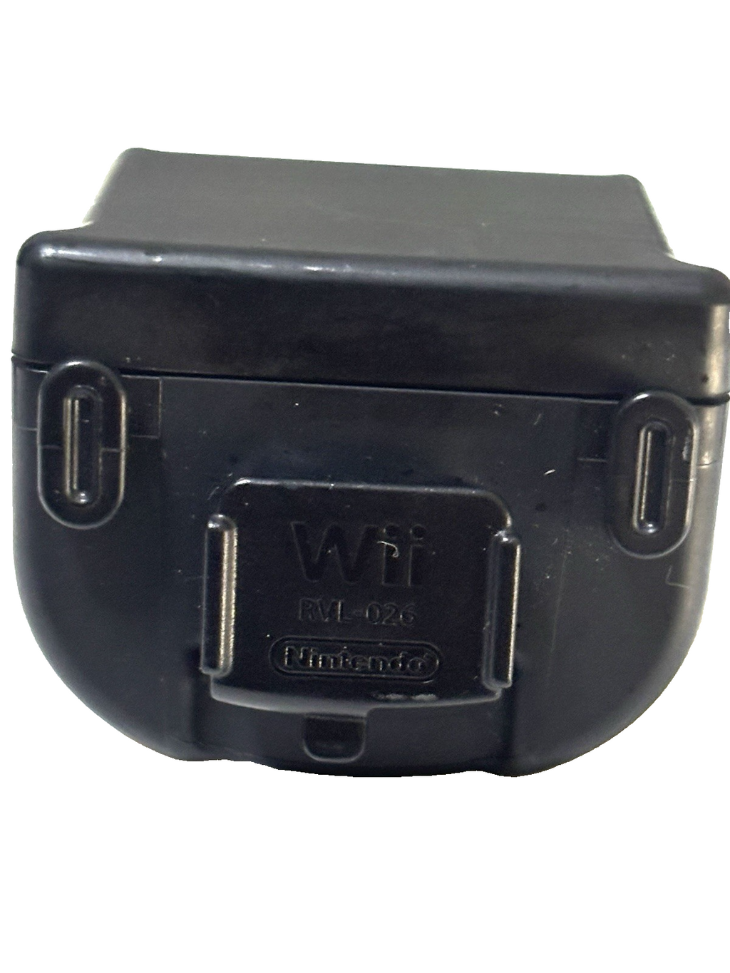 Official Nintendo Wii Black Motion Plus Adapter Remote Attachment Black OEM