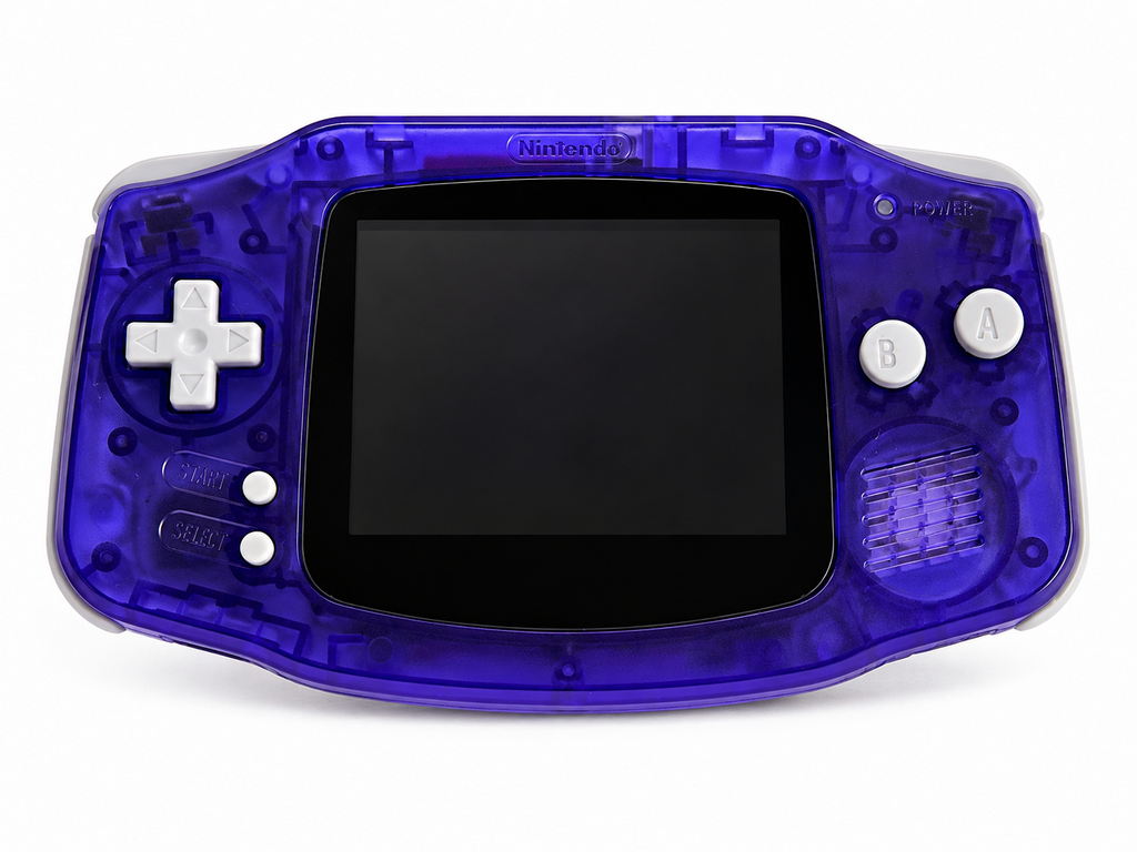 Nintendo Game Boy Advance GBA IPS Backlit Clear Purple Excellent GBA IPS