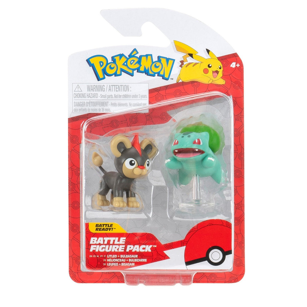 Official Pokemon Battle Figure  Jazwares Battle Packs Action Figures New Sealed