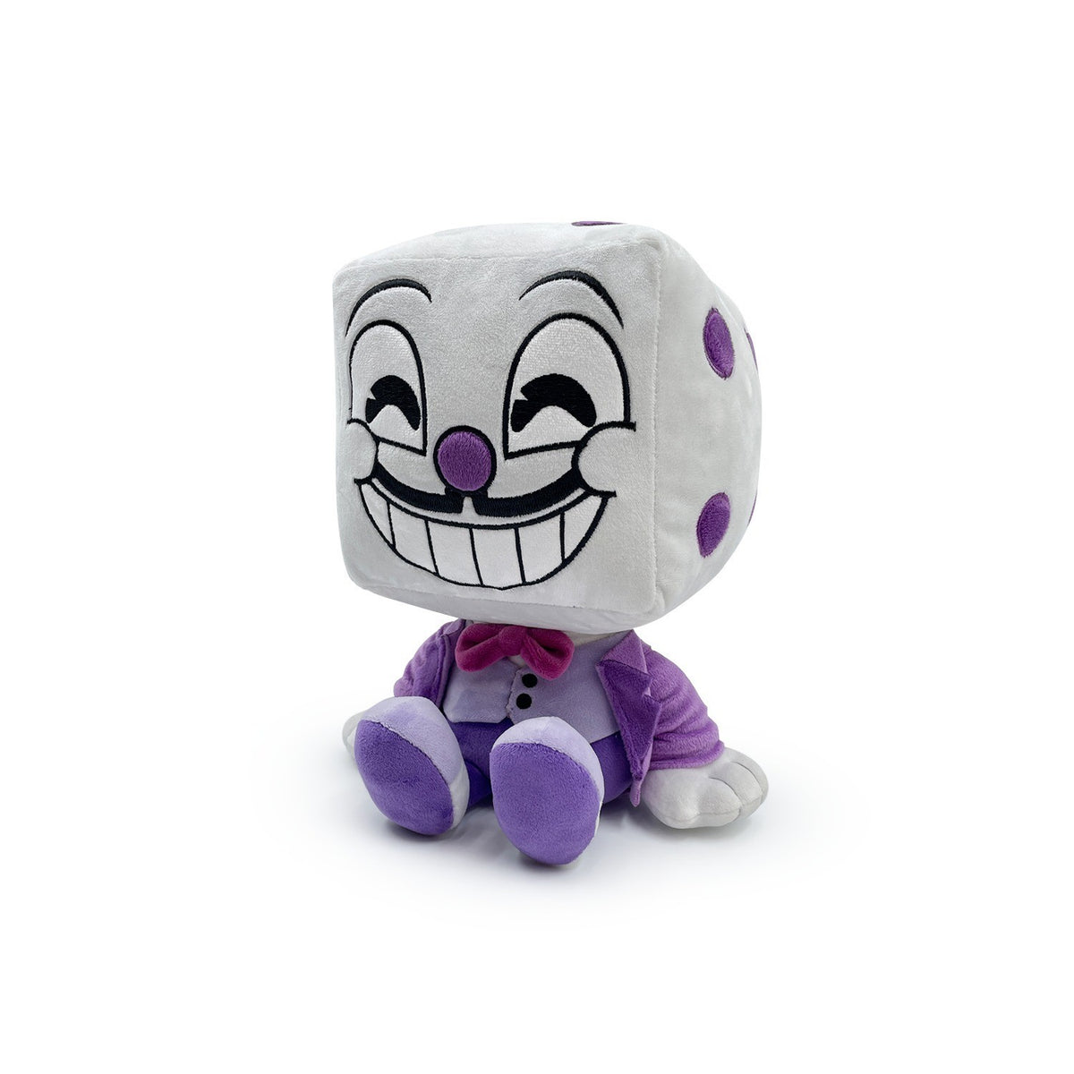 Official Licensed Cuphead Collection  King Dice Sitting 9" Plush Doll Youtooz