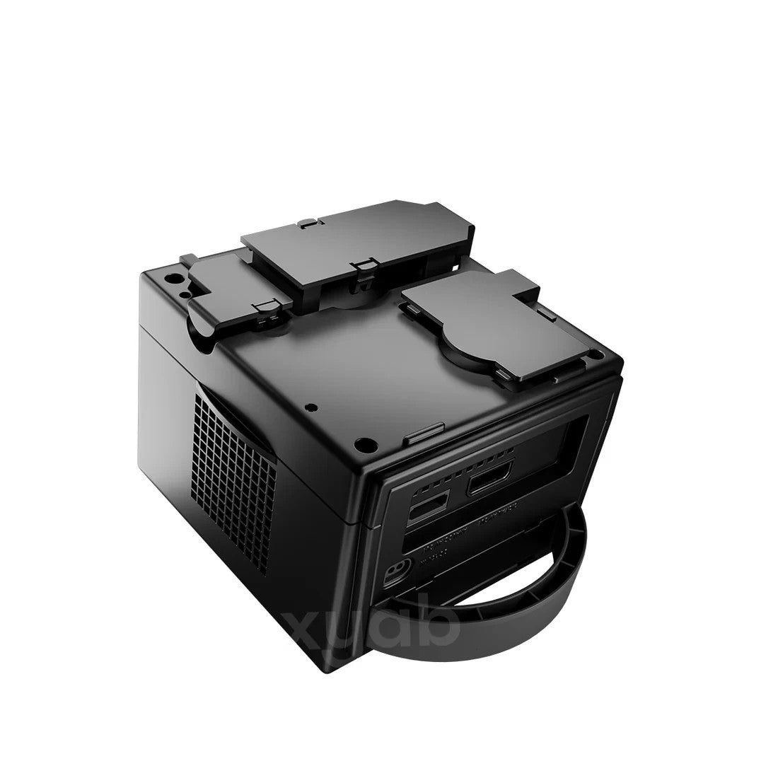 Black Replacement Repair Port Covers Door Set for NGC Nintendo Gamecube Console