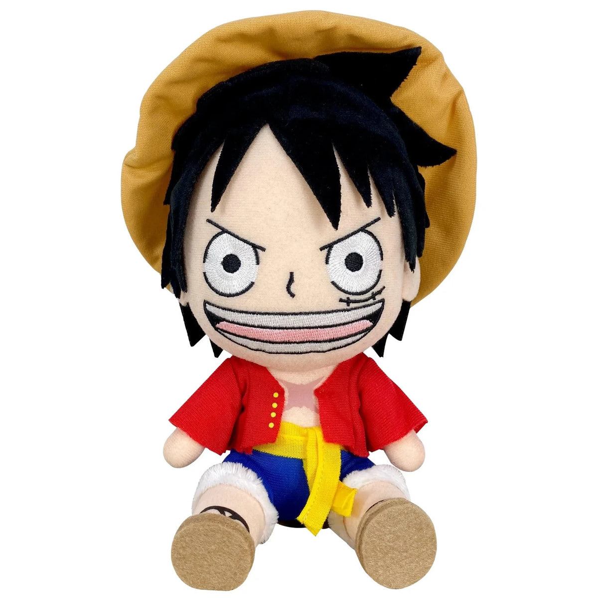 Official Licensed One Piece Plush Zou Arc Luffy Sitting Plush 7" One Piece Plush
