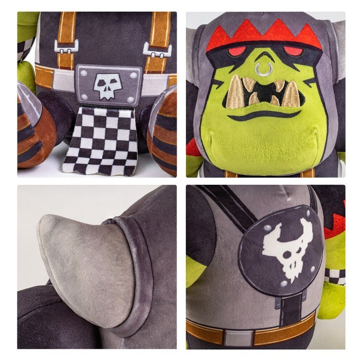 Warhammer Goff Ork Boy 12" Plush  Tomy Club Mocchi Warhammer 40,000