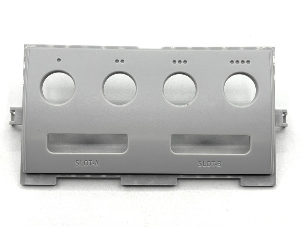 Nintendo Gamecube Controller Port Faceplate Cover Grey NO YELLOWING New