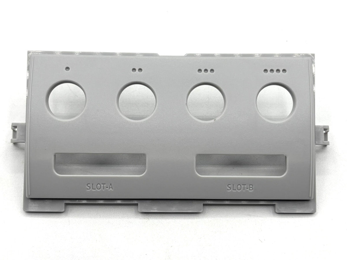 Nintendo Gamecube Controller Port Faceplate Cover Grey NO YELLOWING New
