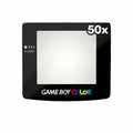 50x Lot Game Boy Color GBC Replacement Screen Lens Cover BRAND NEW Wholesale