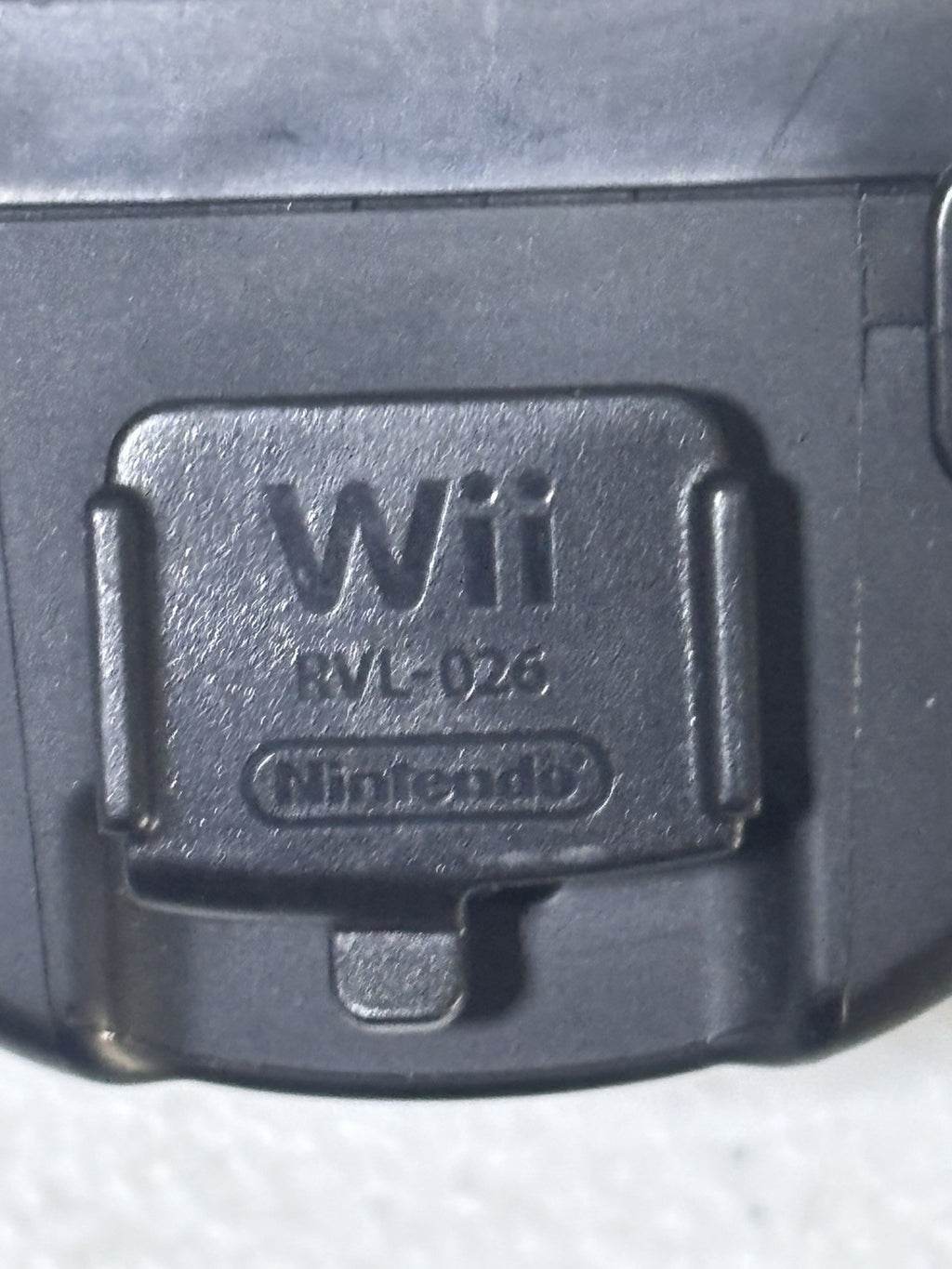 Official Nintendo Wii Black Motion Plus Adapter Remote Attachment Black OEM