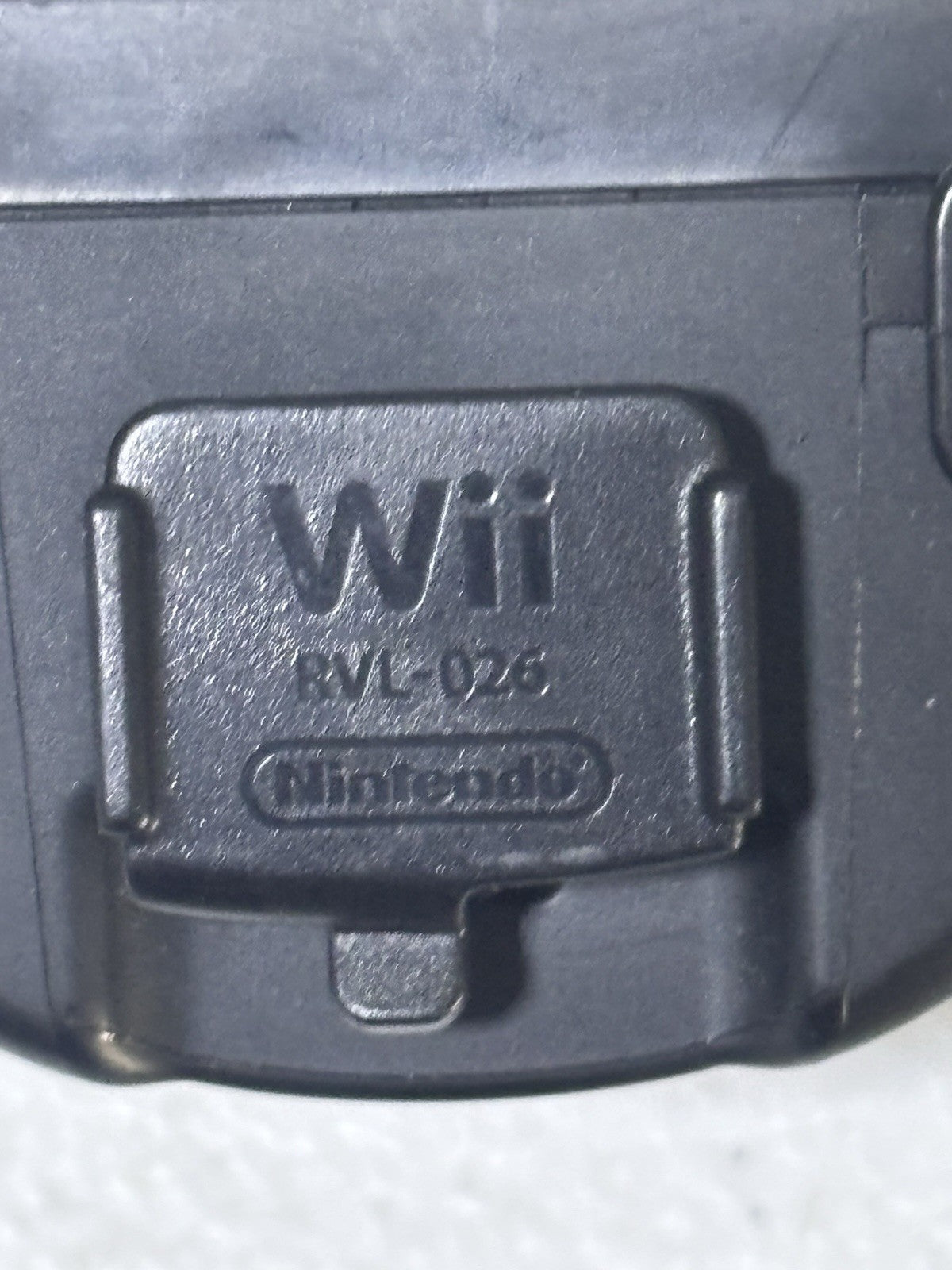 Official Nintendo Wii Black Motion Plus Adapter Remote Attachment Black OEM