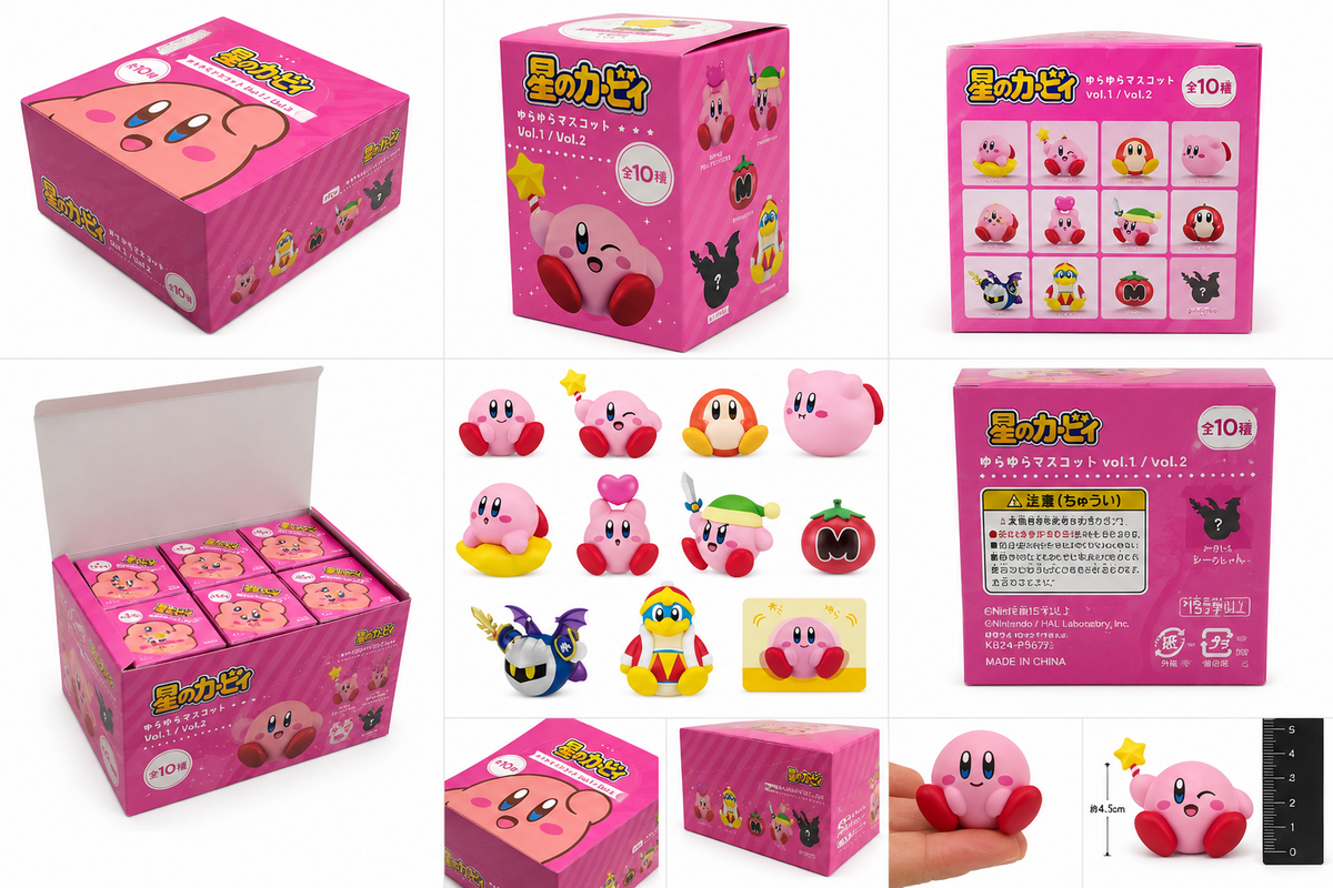 Official Kirby Blind Box Series 1 Mystery Figure 1 Random Collectible Nintendo