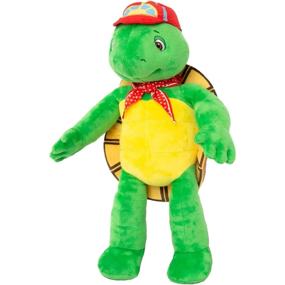 Franklin the Turtle Plush Doll 14" Book TV Character Stuffed Animal Hat Bandana