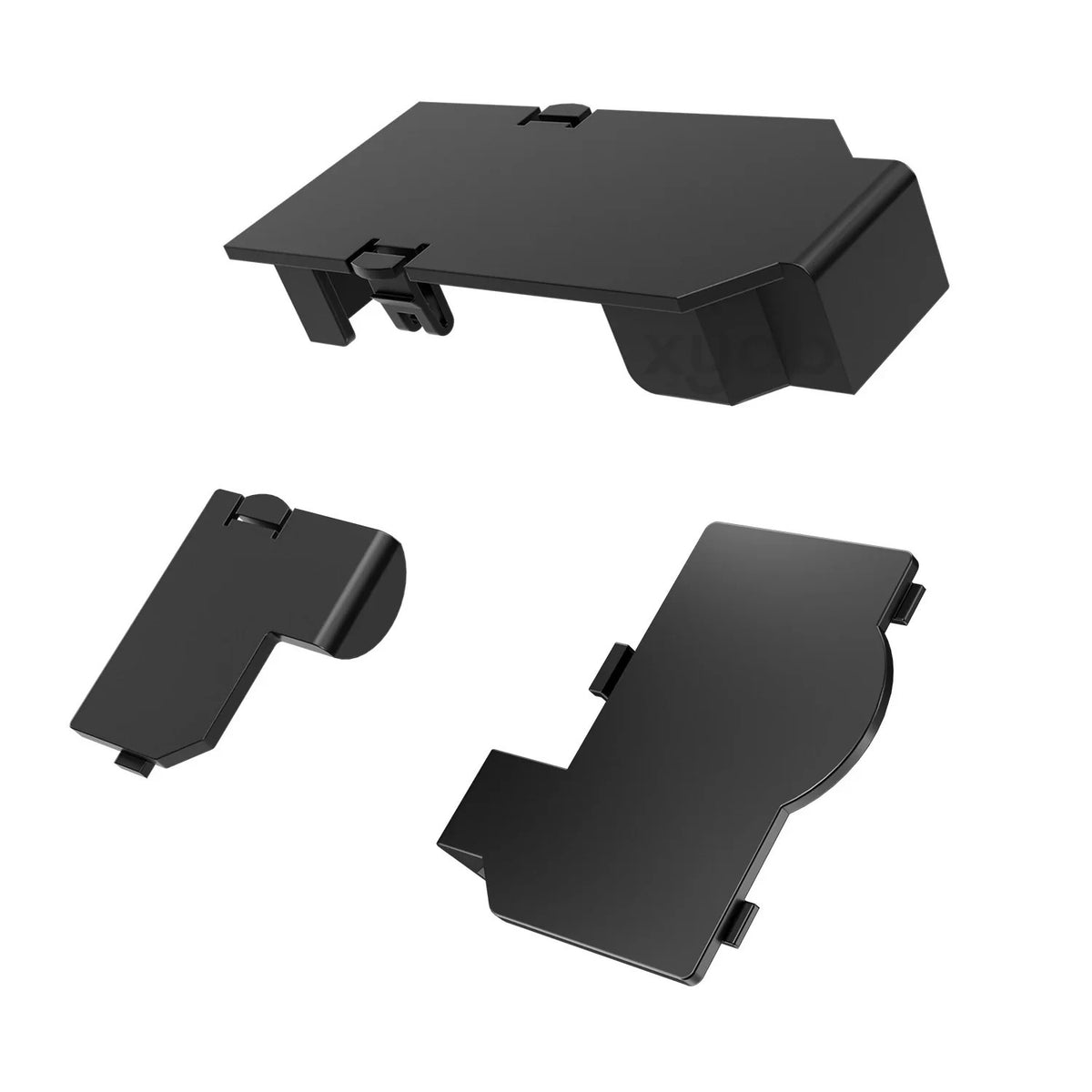 Black Replacement Repair Port Covers Door Set for NGC Nintendo Gamecube Console