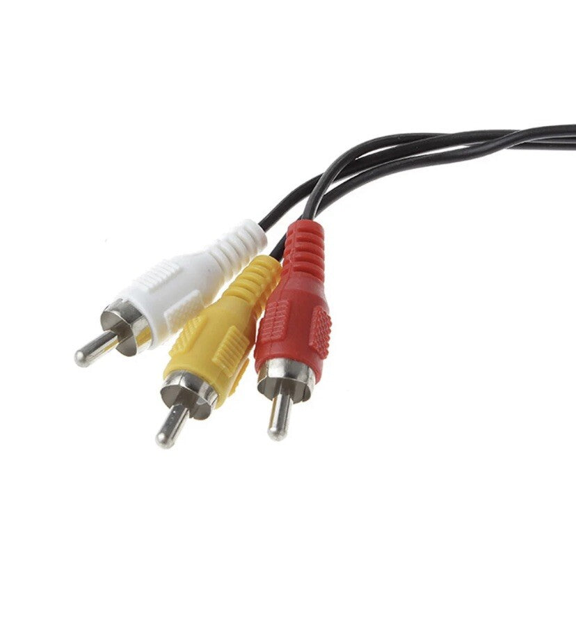N64 SNES Gamecube 6FT RCA AV TV Audio Video Stereo Cable Cord For Nintendo 64