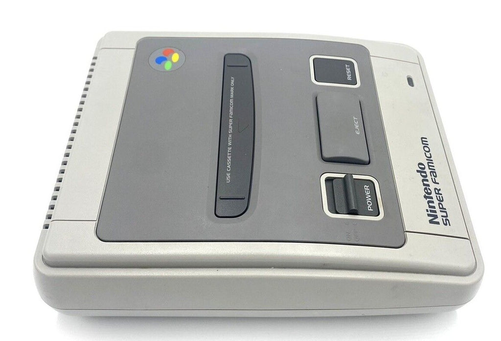 Nintendo Super Famicom Japanese Video Game Console + Controllers + Wires Bundle