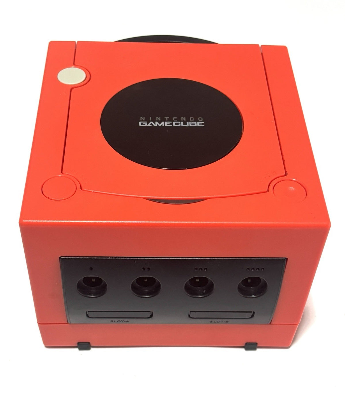 Nintendo GameCube Console Red&Black Custom Console + Controller + Wires Bundle