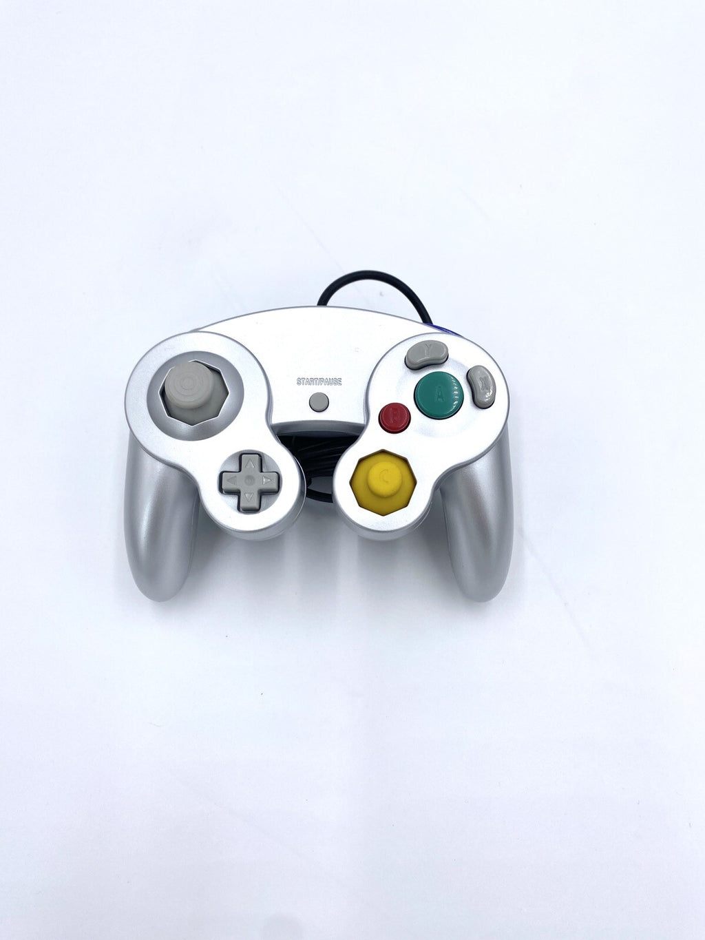 Nintendo GameCube Silver GC Console US Region+Controllers+Wires Bundle
