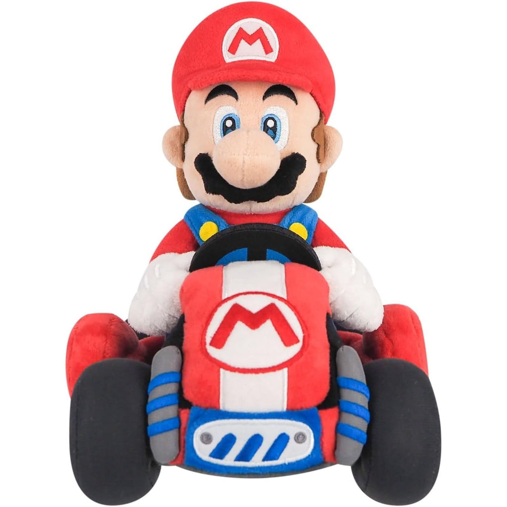 Official Nintendo Super Mario Kart World Mario 9" Soft Doll Toys NEW Licensed