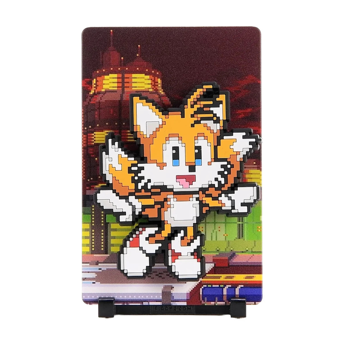 Official Licensed Sonic the Hedgehog  TAILS FiGGYZ Pop Magnet 3D Display Stand