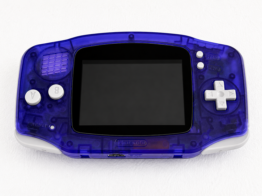 Nintendo Game Boy Advance GBA IPS Backlit Clear Purple Excellent GBA IPS