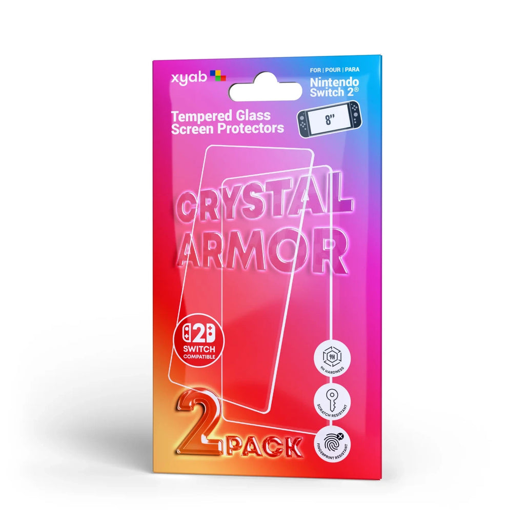 Tempered Glass Screen Protector With Plastic Frame For Nintendo Switch 2
