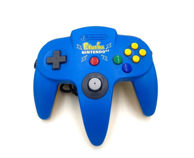 Authentic Nintendo 64 Console Pikachu Blue & Yellow N64 Official Pikachu N64 CIB