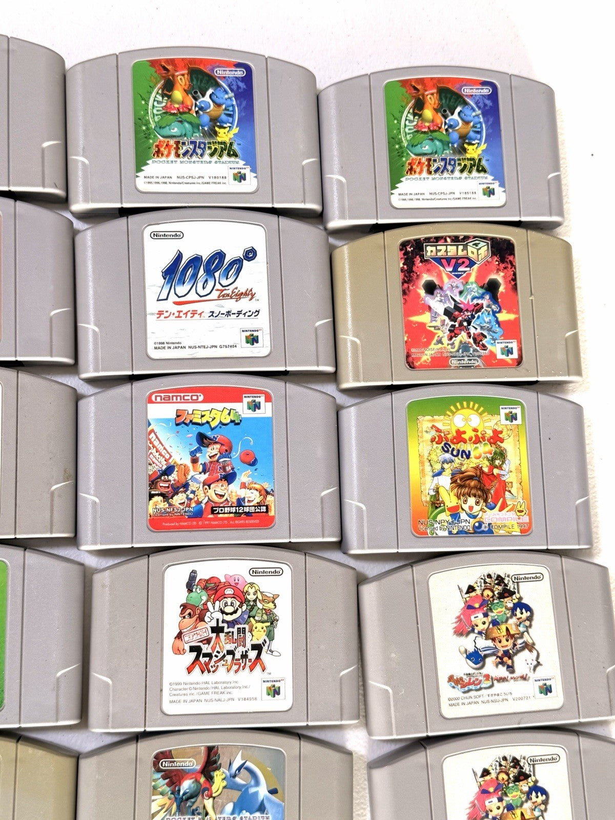 22 Nintendo 64 N64 Japanese Games Lot Tested Working Mario Pokemon
