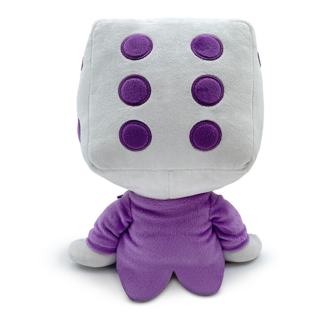 Official Licensed Cuphead Collection  King Dice Sitting 9" Plush Doll Youtooz