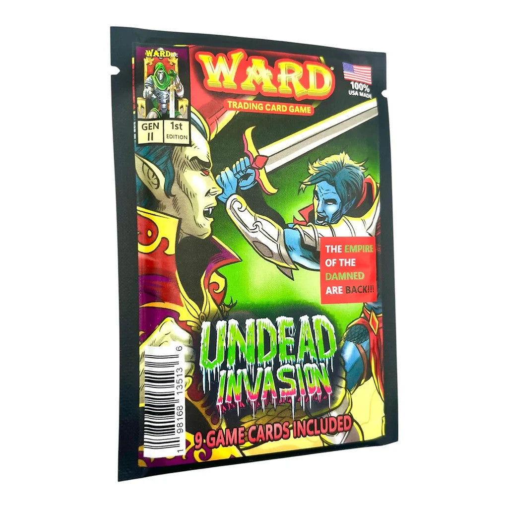 Official Ward Trading Card Game Sealed Ward Undead Invasion (Gen 2) Booster Box