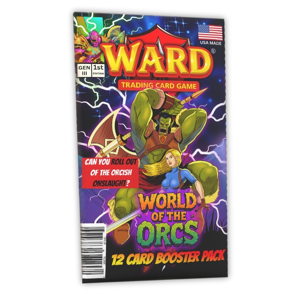 Official WARD TCG World Of The ORCS Gen 3 Booster Box Sealed Ward Trading Cards