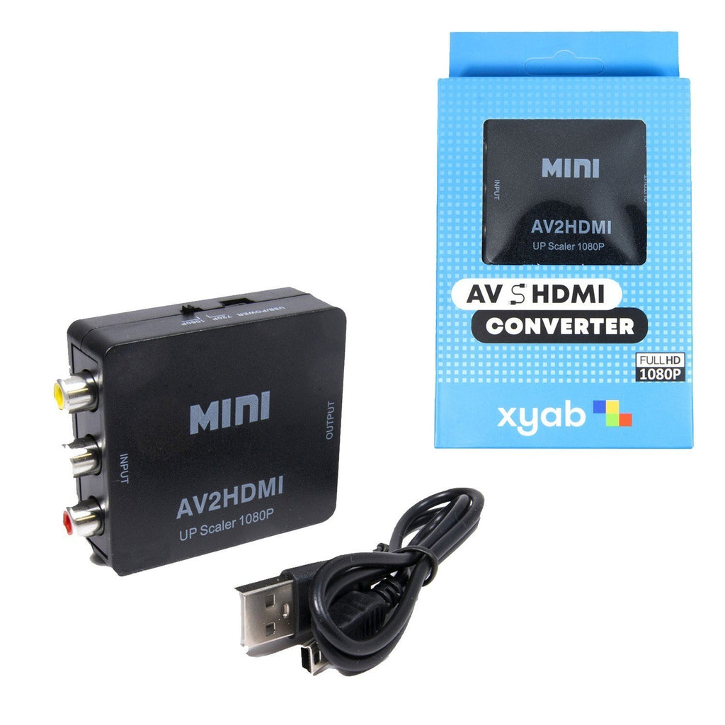 20X Pack RCA AV to HDMI HD Converter Composite CVBS Video Adapter Wii NES SNES
